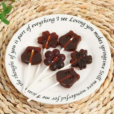 آب نبات سخت با طعم گلابی